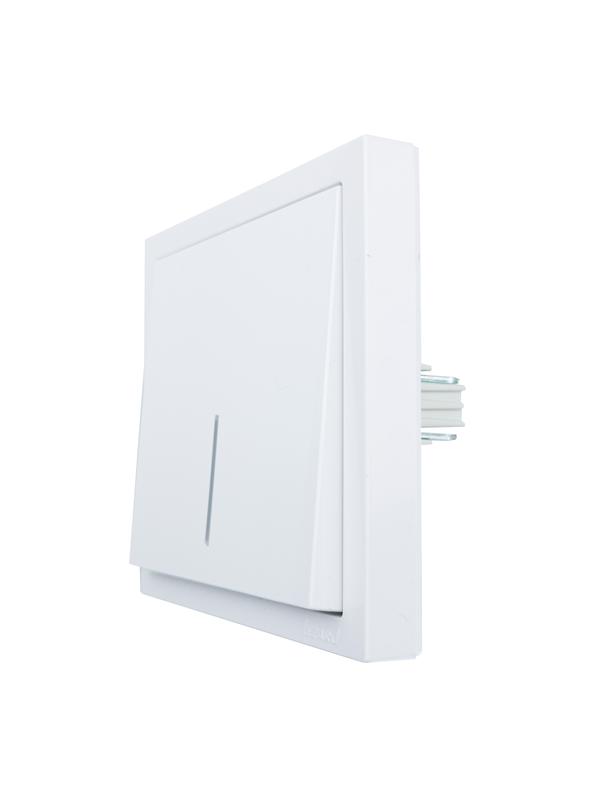  Выключатель 1-кл. с индик. СП ZIMA IP20 10А безвинт. зажим бел. LEZARD 704-0288-111QC фото в каталоге от BTSprom.by