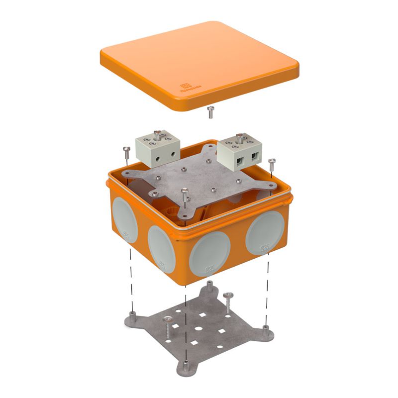 коробка огнестойкая оп двухкомпонентн. 60-0300-fr10.0-4 е15-е120 100х100х50 промрукав 60-0300-fr10.0-4 от BTSprom.by