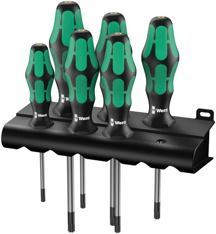 набор отверток 367/6 torx kraftform plus 6 предметов (tx 10х80/15х80/20х100/25х100/30х115/40х130) wera we-028062 от BTSprom.by