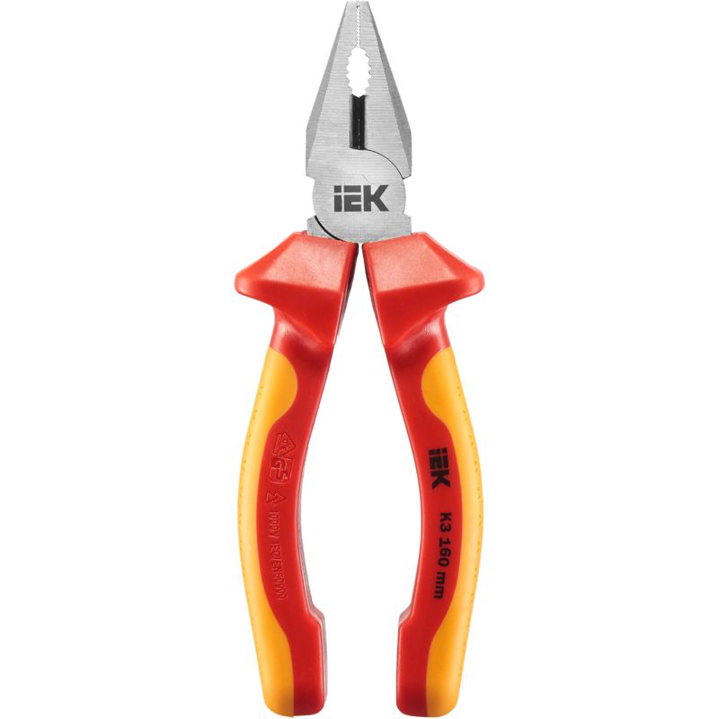  Пассатижи диэлектрические 160мм K3 ARMA2L 3 IEK A2L3-PL20-K3-160 фото в каталоге от BTSprom.by