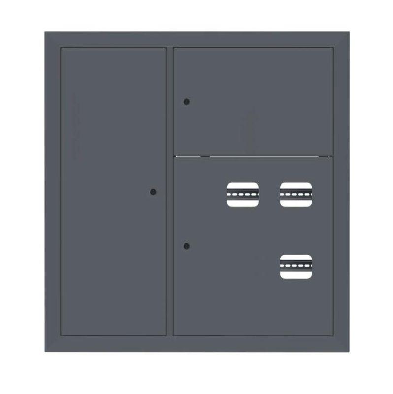 щит этажный 3кв. слаботочка слева ral7016 (1000х950х150) proxima ekf mb29-v-3z-ral7016 от BTSprom.by