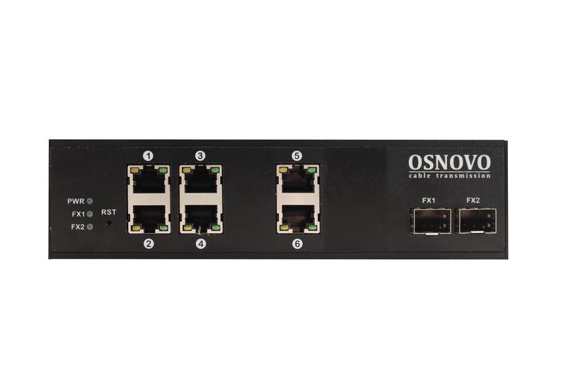 коммутатор промышленный poe sw-8062/ic gigabit ethernet на 8 портов osnovo 11109 от BTSprom.by