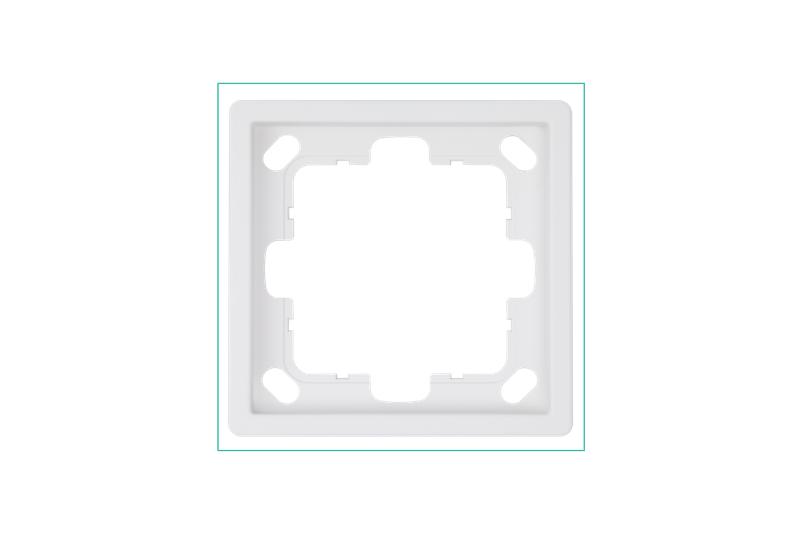 рамка 1-м сп fd бел. матов. soft touch jasmart fd1001pwm от BTSprom.by