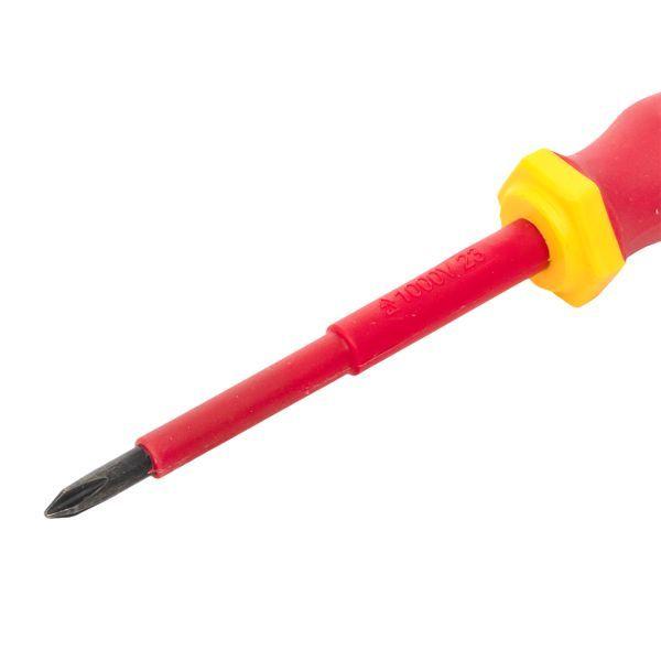  Отвертка PH1х80мм Master 1000В Basic EKF ph-1-80-mas-in фото в каталоге от BTSprom.by