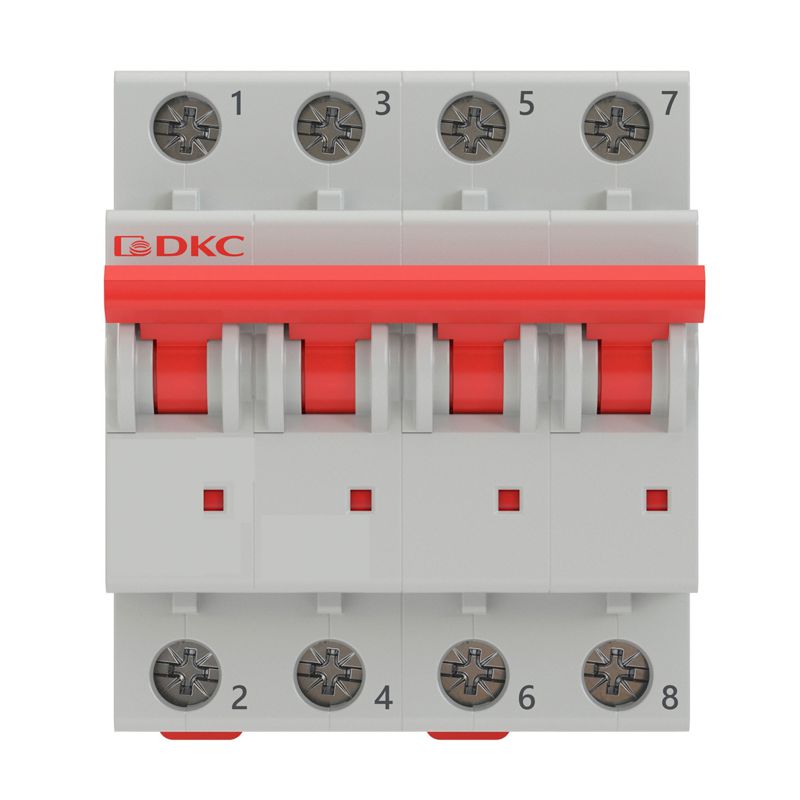  Выключатель автоматический модульный 4п C 13А 6кА MD63 YON MD63-4C13-6 фото в каталоге от BTSprom.by
