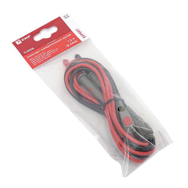  Комплект измерительных щупов TL3006 (1.2м) (18AWG) Expert EKF TL3006 фото в каталоге от BTSprom.by