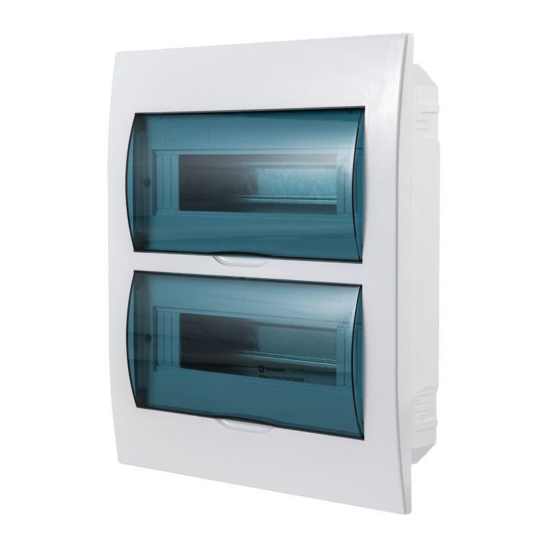  Бокс ЩРВ-П-24 IP41 пластик. бел. Rexant 11-0224 фото в каталоге от BTSprom.by