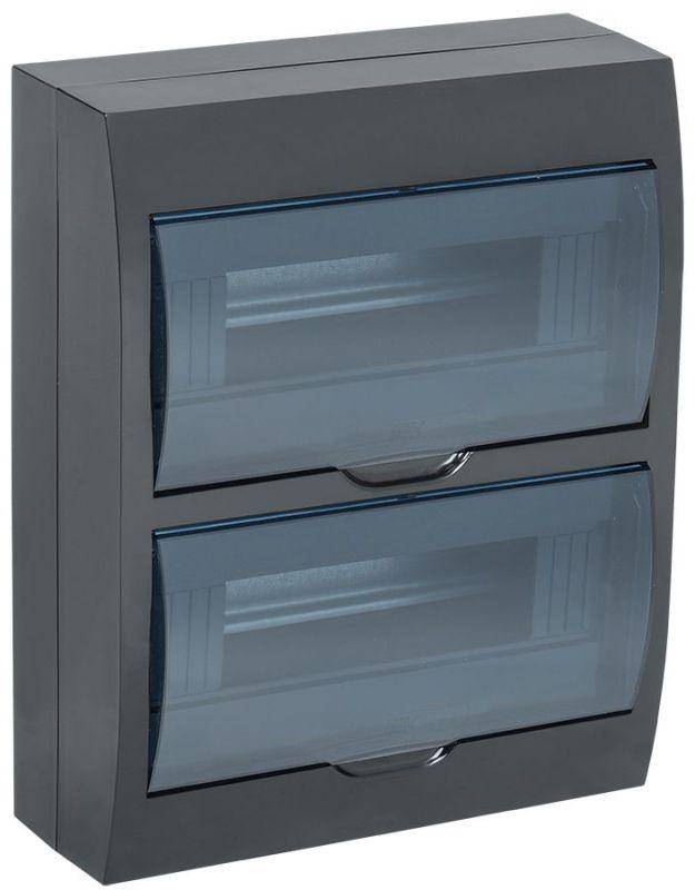 корпус навесной щрн-п-24 krepta 3 ip41 пластик. черн. iek mkp12-n-24-41-k02 от BTSprom.by