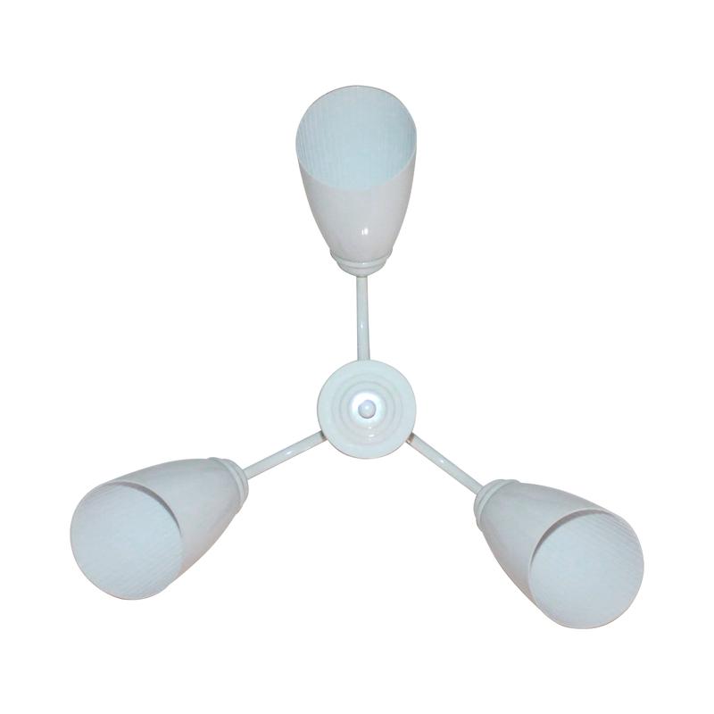  Светильник "Джина" 231 (плафон П0475) НСБ 01-3х60-151 Е27 (ИМ) подвесной бел. Элетех 1005404995 фото в каталоге от BTSprom.by