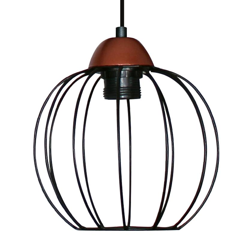  Светильник "Конти" 211 (Плафон Шар) НСБ 01-60-169 Е27 (ИМ) подвесной медь черн. муар Элетех 1005405022 фото в каталоге от BTSprom.by