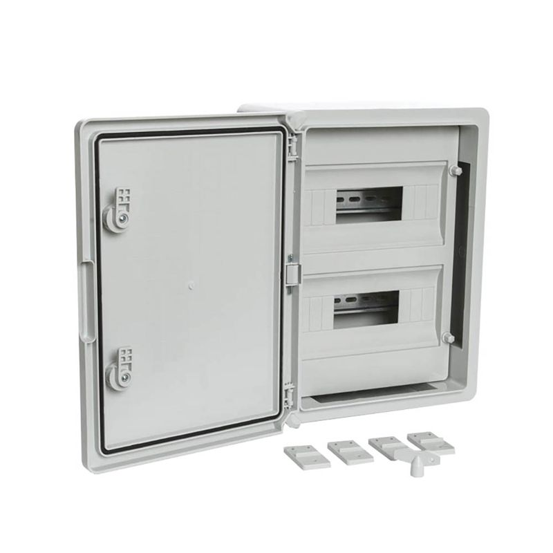 корпус пластиковый распределительный щрн-24 ip65 сер. дверь 400х300х170 промрукав pr08.26499 от BTSprom.by