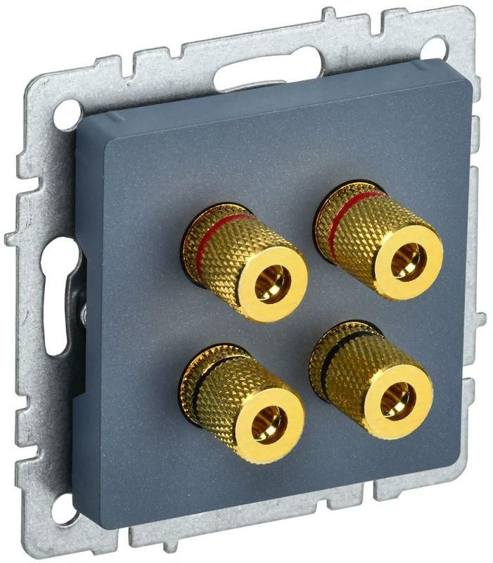 аудиорозетка 4-м brite ра10-брм механизм маренго iek br-s40-k35 от BTSprom.by аудиорозетка 4-м brite ра10-брм механизм маренго iek br-s40-k35 от BTSprom.by
