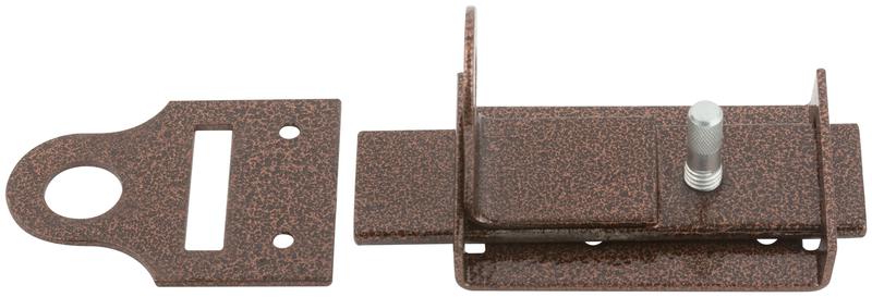  Засов накладной с проушинами медь 66675 фото в каталоге от BTSprom.by