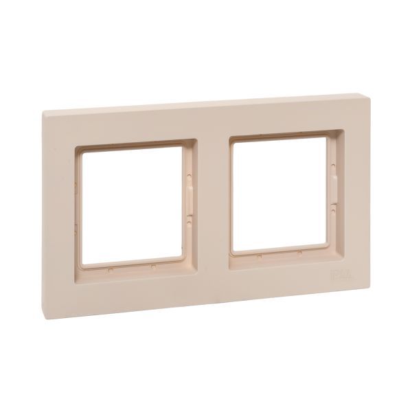 рамка 2-м эпика ip44 пластик крем. ekf up1-fpi-02-44 от BTSprom.by