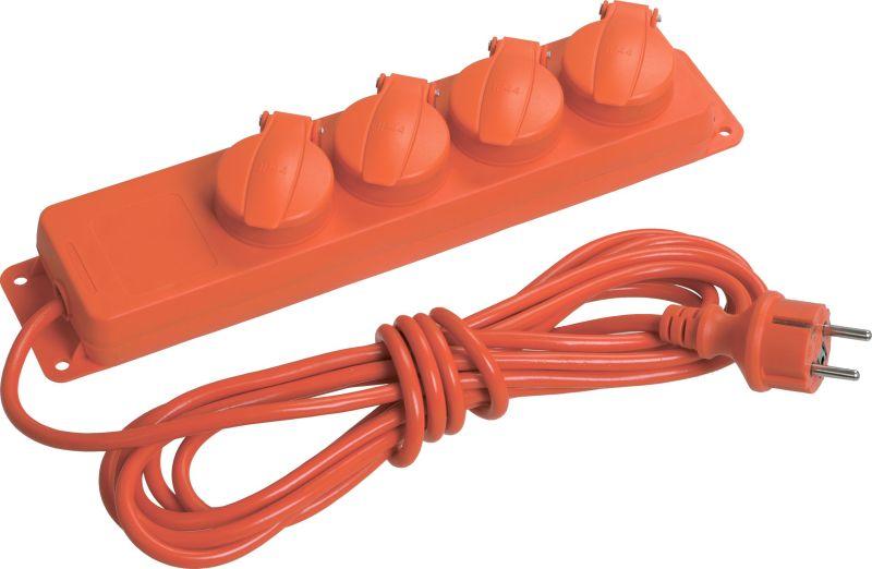 удлинитель 4х5м с заземл. 16а ip44 у04в 2p+pe 250в 3х1 с защ. крышкой iek wyp10-16-04-05-44-n от BTSprom.by