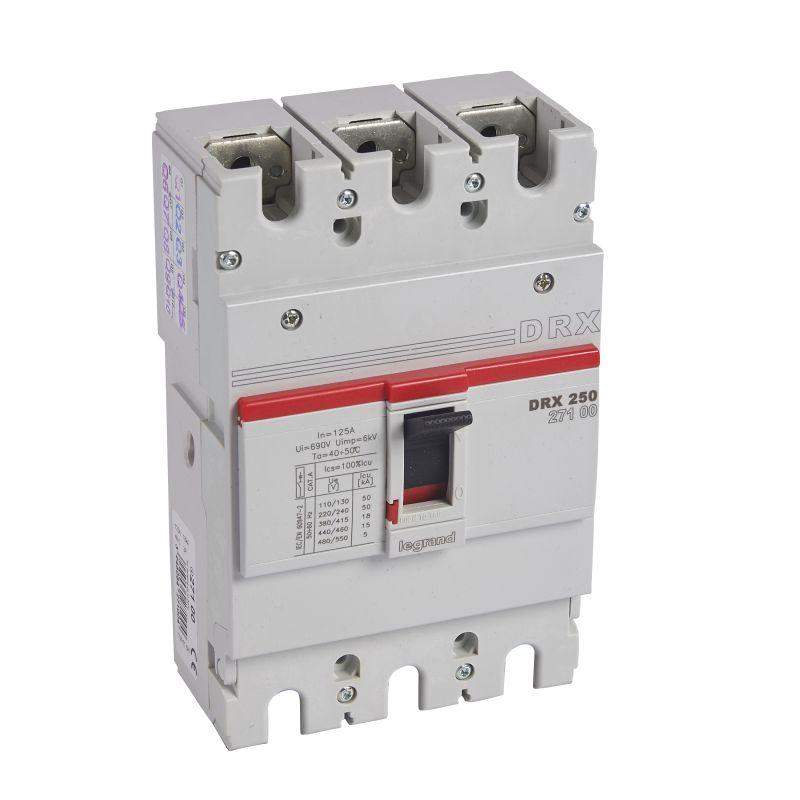 выключатель автоматический 3п 125а 18ка drx250 термомагнитн. расцеп. leg 027100 от BTSprom.by