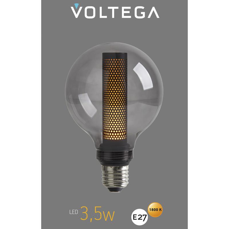 Лампа светодиодная Loft Led G95 4Вт 1800К E27 Voltega 8577 фото в каталоге от BTSprom.by