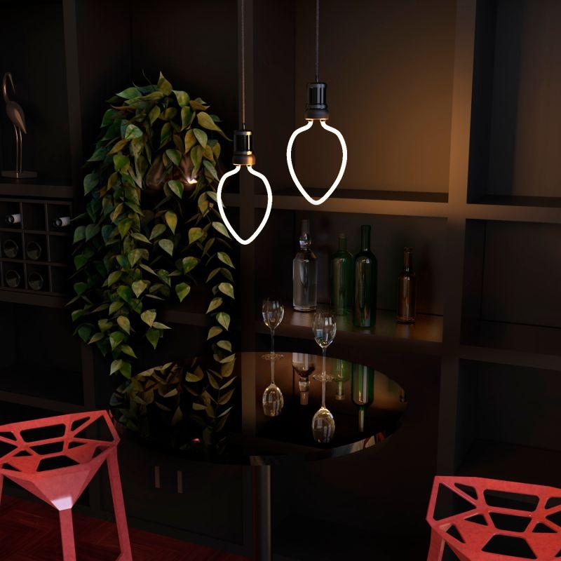 Лампа светодиодная филаментная Filament Artline 4Вт Heart матов. 2700К тепл. бел. Е27 330лм milky GAUSS 1003802104 фото в каталоге от BTSprom.by