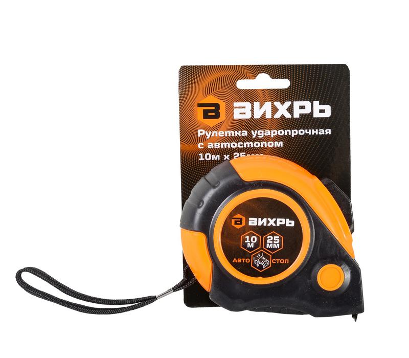  Рулетка 10мх25мм автостоп Вихрь 73/11/1/6 фото в каталоге от BTSprom.by