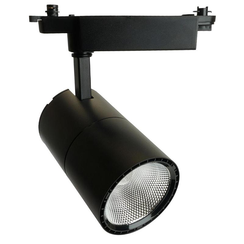 светильник светодиодный трековый на шинопровод 40вт 3600лм 4000к 35град. черн. al103 со встроенным драйвером с индексом цветопередачи >90ra truecolor feron 48944 от BTSprom.by