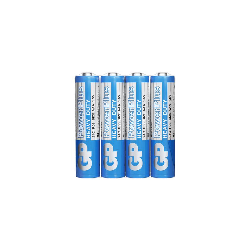 элемент питания солевой aaa/r03 1.5в powerplus (уп.4шт) gp 10877 от BTSprom.by