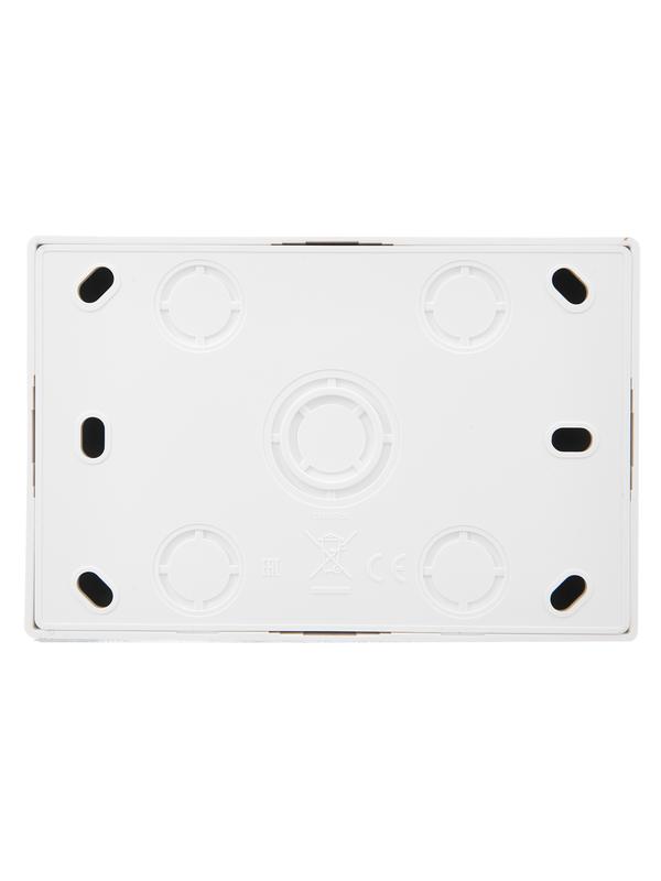  Розетка 2-м ОП LETO без заземл. закрытый корпус ПБТ бел. LEZARD 752-0200-128B фото в каталоге от BTSprom.by