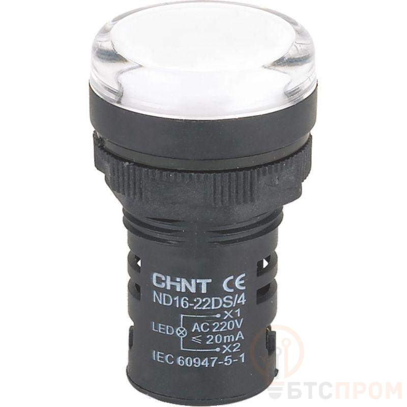 Индикатор ND16-22DS/4C компактный встр. конденсатор IP65 АС110В (R) бел. CHINT 828139 фото в каталоге от BTSprom.by  Индикатор ND16-22DS/4C компактный встр. конденсатор IP65 АС110В (R) бел. CHINT 828139 фото в каталоге от BTSprom.by
