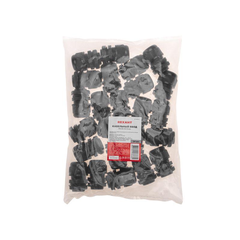  Ввод кабельный MG-25 (18-13мм) черн. Rexant 07-8125-1 фото в каталоге от BTSprom.by