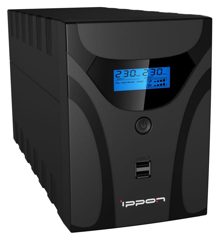 источник бесперебойного питания smart power pro ii 2200 1200вт 2200в.а черн. ippon 1005590 от BTSprom.by