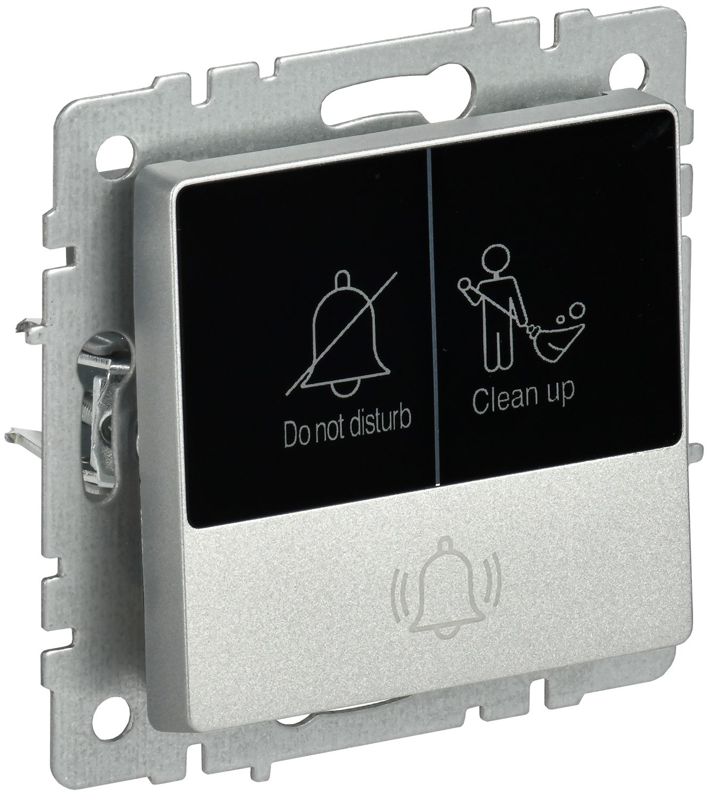 кнопка звонка brite 10а вс10-1-9-бра для отелей с индик. механизм алюм. iek br-v14-2-10-k47 от BTSprom.by