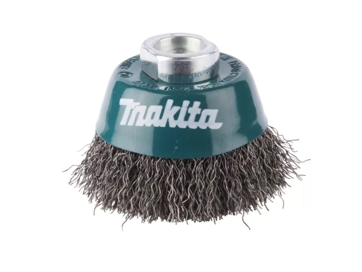 щетка д/шлиф.маш. проволочная чашечная 100 мм makita (для ушм, d100 мм, толщ. проволоки 0.3 мм, гофрированная, нерж., m14х2) d-78564 от BTSprom.by