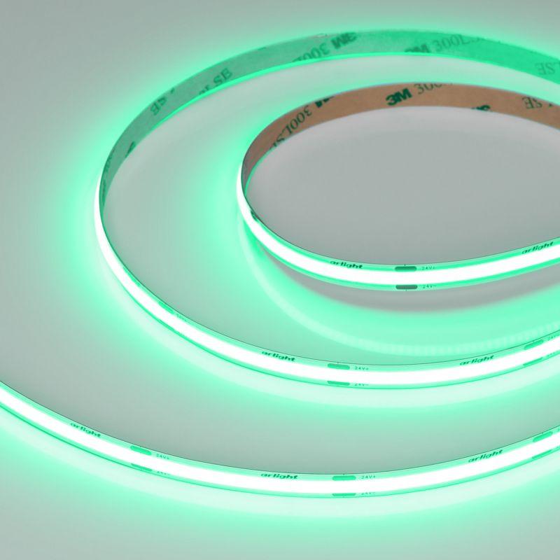 лента светодиодная cob-x480-8mm 24v green 8вт/м ip20 (уп.5м) arlight 047736 от BTSprom.by