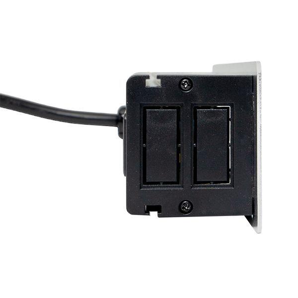  Блок розеточный встраиваемый настольный 10 модулей C-Line EKF cl-vnbin-10-s фото в каталоге от BTSprom.by