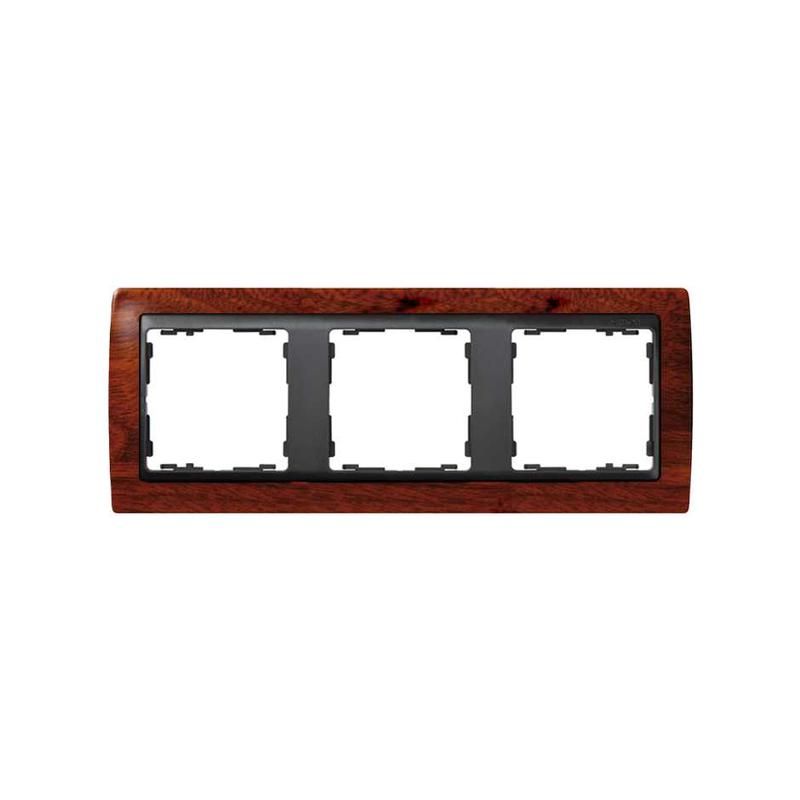 рамка 3-м simon82 вишня/графит simon 82835-61 от BTSprom.by