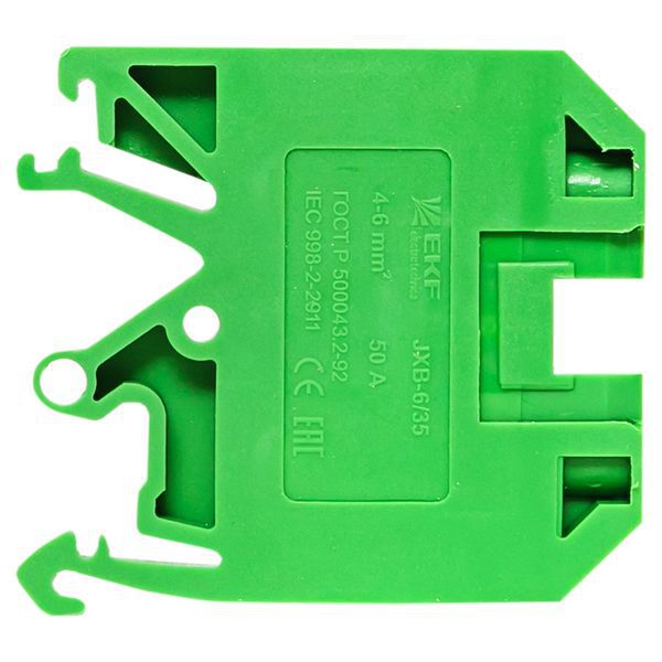  Колодка клеммная JXB-6/35 (50а) зел. EKF plc-jxb-6/35gn фото в каталоге от BTSprom.by