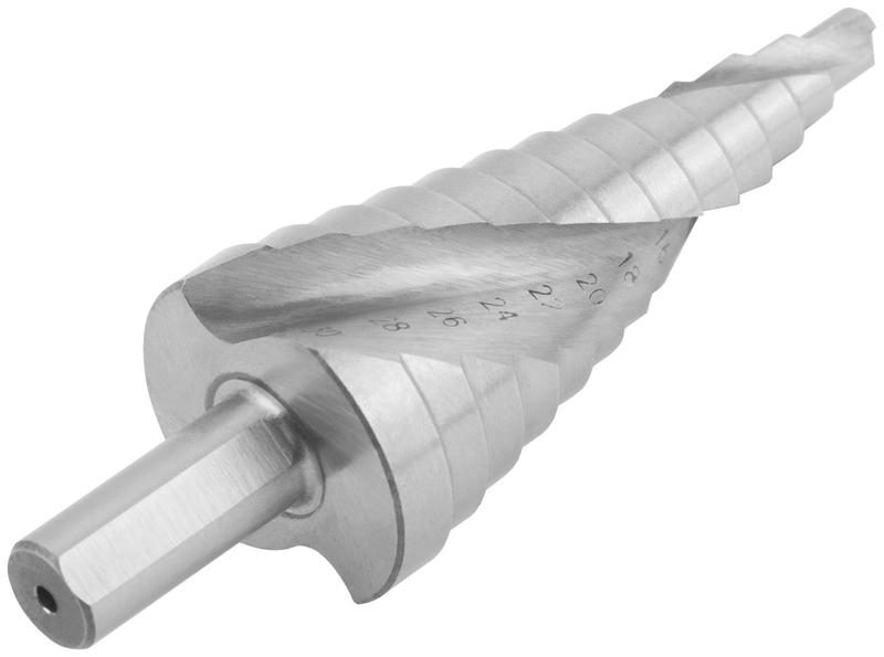  Сверло по металлу ступенчатое 6-30мм 13 ступеней спиральный профиль HSS КУРС 36368 фото в каталоге от BTSprom.by