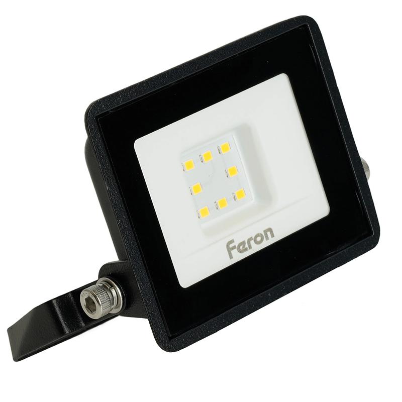 прожектор светодиодный 2835 smd 10вт 4000к ip65 ac230в/50гц черн. ll-918 feron 29490 от BTSprom.by