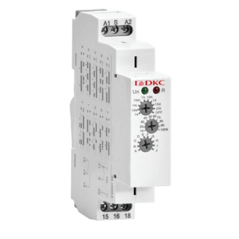 реле времени многофункциональное конфигурация контакта 1co aс/dc 12-240в dkc drm-tm-1-240 от BTSprom.by