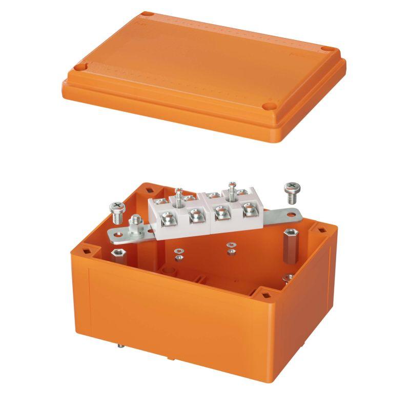 коробка ответвительная fs 150х110х70мм 4р 450в 20а 10кв.мм нерж. контакт с гладкими стенками и клеммн. ip56 пластик. dkc fsk20410 от BTSprom.by