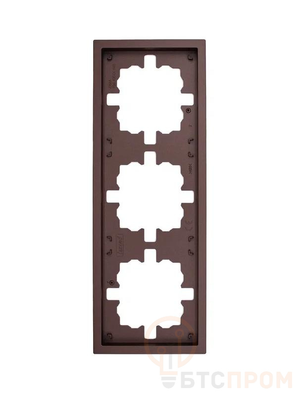 Рамка 3-мест. горизонт. ZIMA шоколад LEZARD 704-7300-148 фото в каталоге от BTSprom.by  Рамка 3-мест. горизонт. ZIMA шоколад LEZARD 704-7300-148 фото в каталоге от BTSprom.by