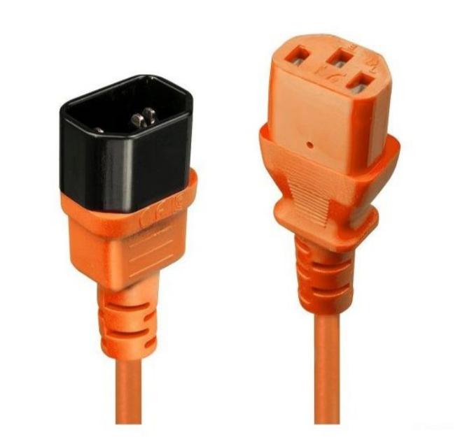 кабель питания пвс-ап 3х1.0 c13 - c14 220/250в 10а 0.5м оранж. filum fl-pc-c13/c14-c1-0.5-or от BTSprom.by