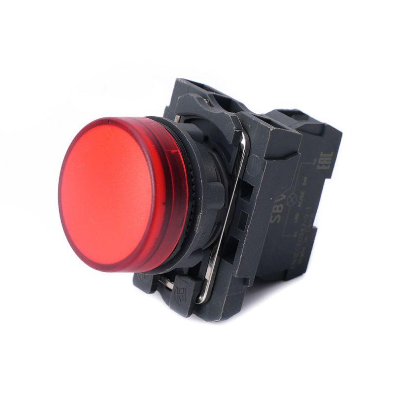 лампа светосигнальная sb5 d22мм 230-240в ac красн. в сборе se sb5avm4 от BTSprom.by