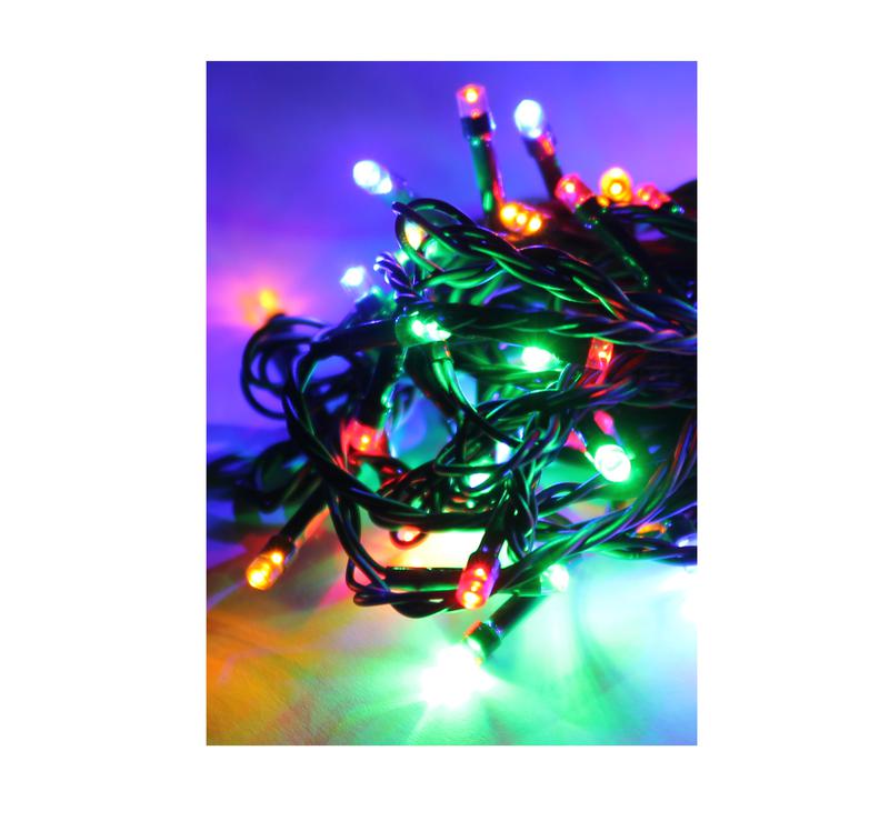 гирлянда светодиодная 100led провод 6.5м ip44 уличная тепл. бел. космос koc_gir100_ww_ip от BTSprom.by