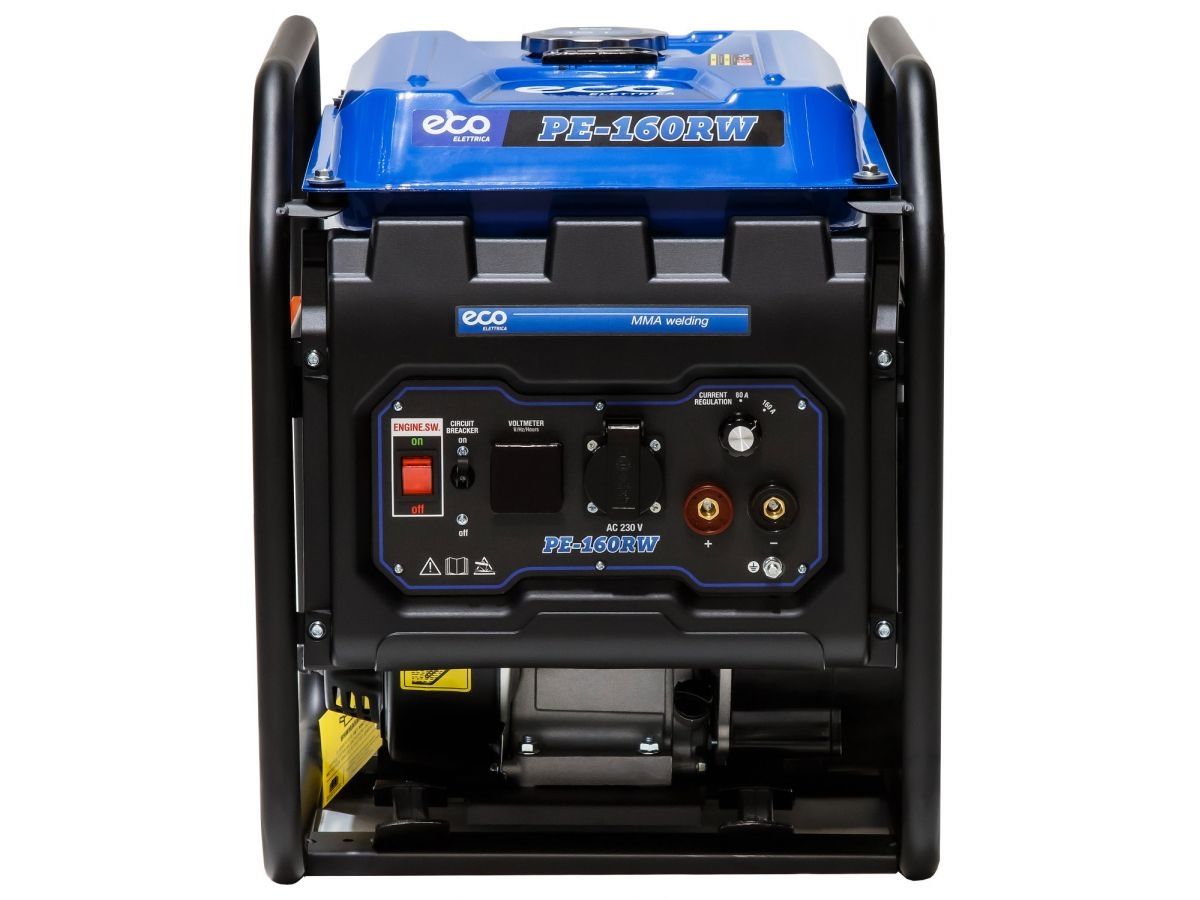  Электростанция сварочная ECO PE-160RW (1.1 кВт, 230 В, бак 15.0 л, для сварки постоянным током, 80А\160A) EC1564-0 фото в каталоге от BTSprom.by