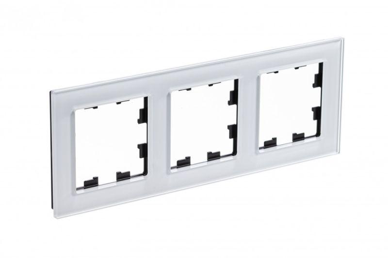 рамка 3-м atlasdesign nature стекло бел. se atn320103 от BTSprom.by