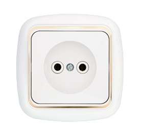 розетка 1-м сп 16а ip20 без заземл. бел. bylectrica рс16-257 от BTSprom.by