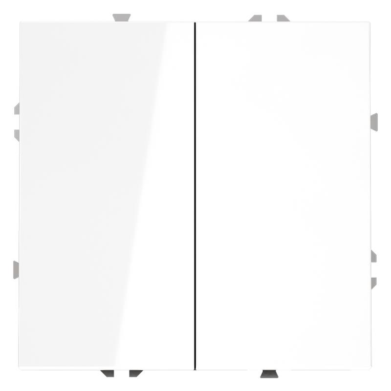 выключатель 2-кл. сп s70 10а с самовозвратом механизм бел. глянцевый voltum vls020601 от BTSprom.by