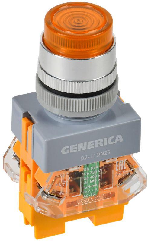 кнопка d7-11dnzs d22мм 1но+1нз с подсветкой и фиксацией желт. generica bbt50-11dnzs-3-11-k05-g от BTSprom.by кнопка d7-11dnzs d22мм 1но+1нз с подсветкой и фиксацией желт. generica bbt50-11dnzs-3-11-k05-g от BTSprom.by