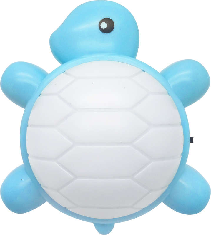 ночник светодиодный nla 04-tb черепашка 230в синия с выкл. in home 4690612029016 от BTSprom.by