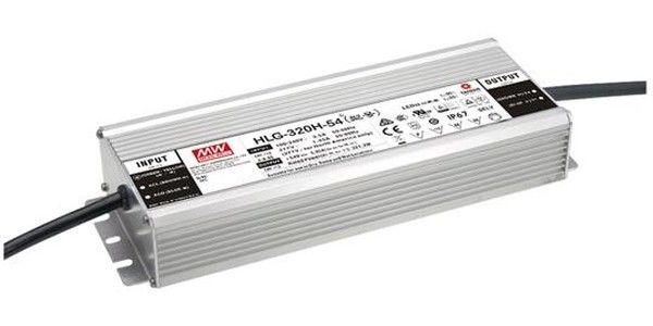 драйвер для светодиодной ленты meanwell hlg-480h-24b 480вт 24в ip67 20а 262х125х43.8мм (7 лет) varton от BTSprom.by